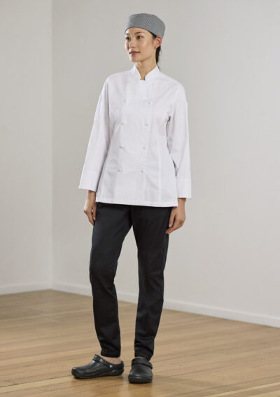 Womens Gusto Long Sleeve Chef Jacket - Image 10