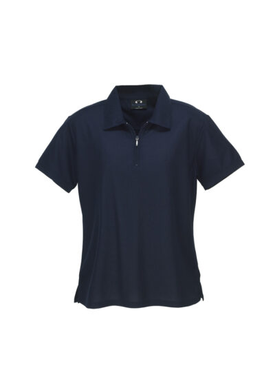 Alternative view of Womens Micro Waffle Short Sleeve Polo