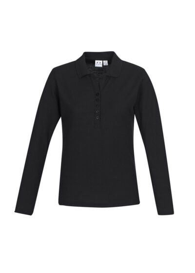 Womens Crew Long Sleeve Polo - Image 6