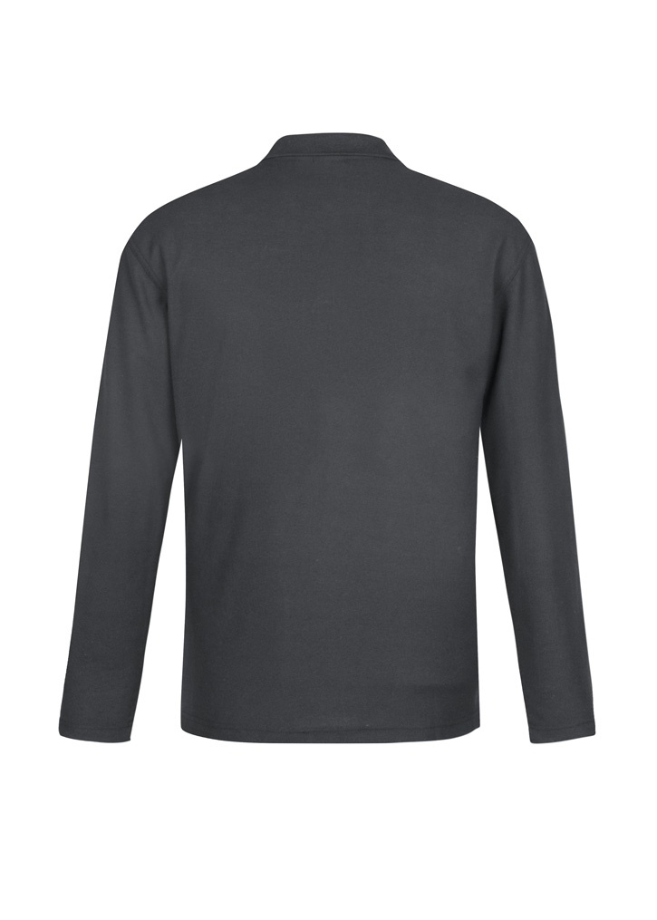Mens Crew Long Sleeve Polo - Image 2