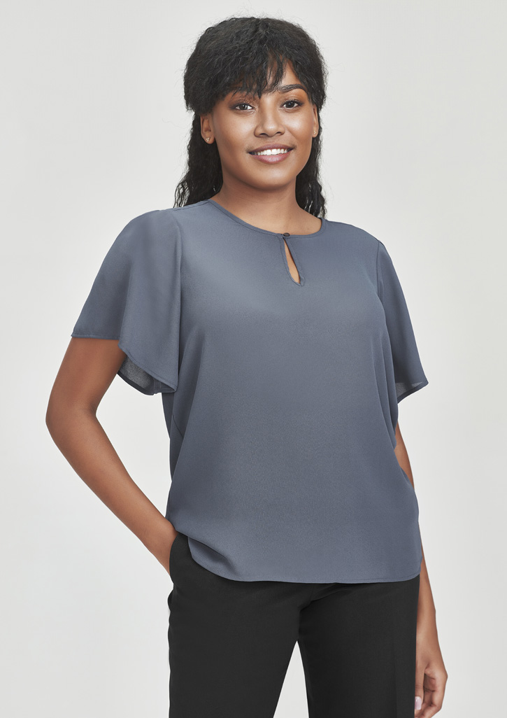 Womens Vienna Short Sleeve Blouse - Image 3