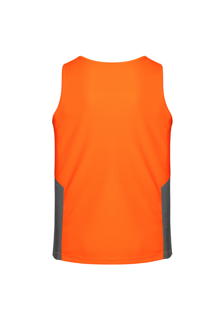 Mens Hi Vis Squad Singlet - Image 7