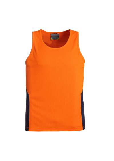 Mens Hi Vis Squad Singlet - Image 3