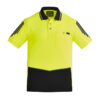Mens Hi Vis Flux Short Sleeve Polo