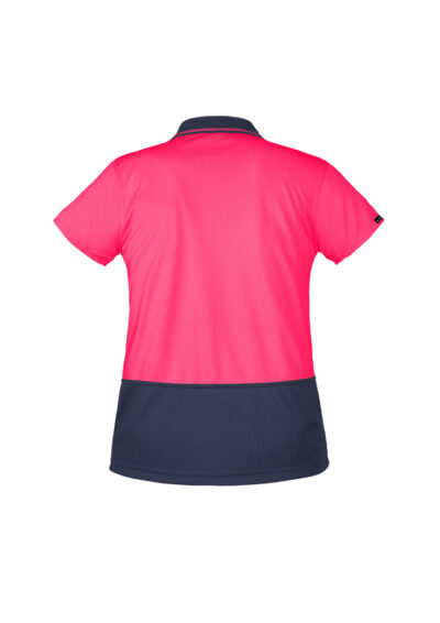 Womens Hi Vis Basic Short Sleeve Polo - Image 5
