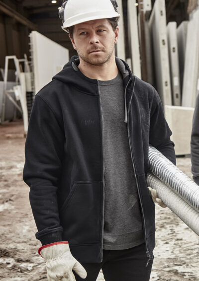 Unisex Zip Front Multi-Pocket Hoodie - Image 6