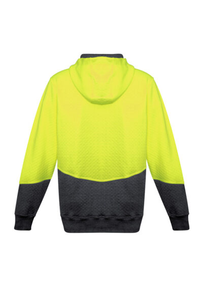 Alternative view of Unisex Hi Vis Textured Jacquard Hoodie
