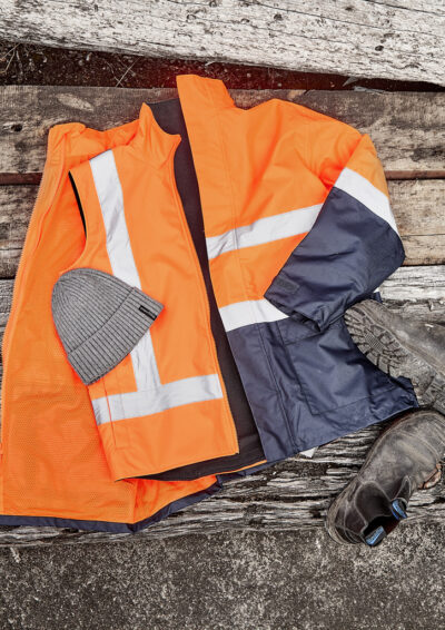 Unisex Hi Vis Waterproof Reversible Vest