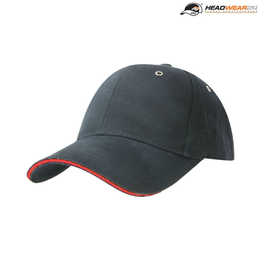 M6001 Headwear24 Metal Sandwich Peak